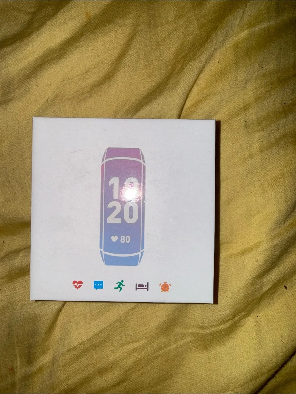 Black Fitness Tracker Smart Band - Heart Rate & Activity Monitor